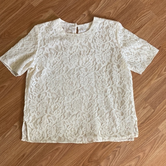 Vintage Fritz & Lloyd Lacey Floral Top - Picture 13 of 13